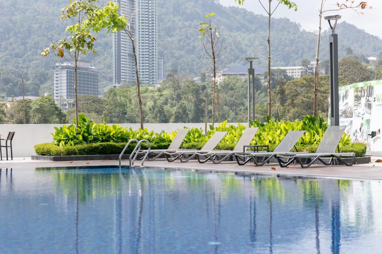 Apartemen 55 m² dengan 1 kamar tidur dan 1 kamar mandi pribadi di Gohtong Jaya Dataran Tinggi Genting Bagian luar foto