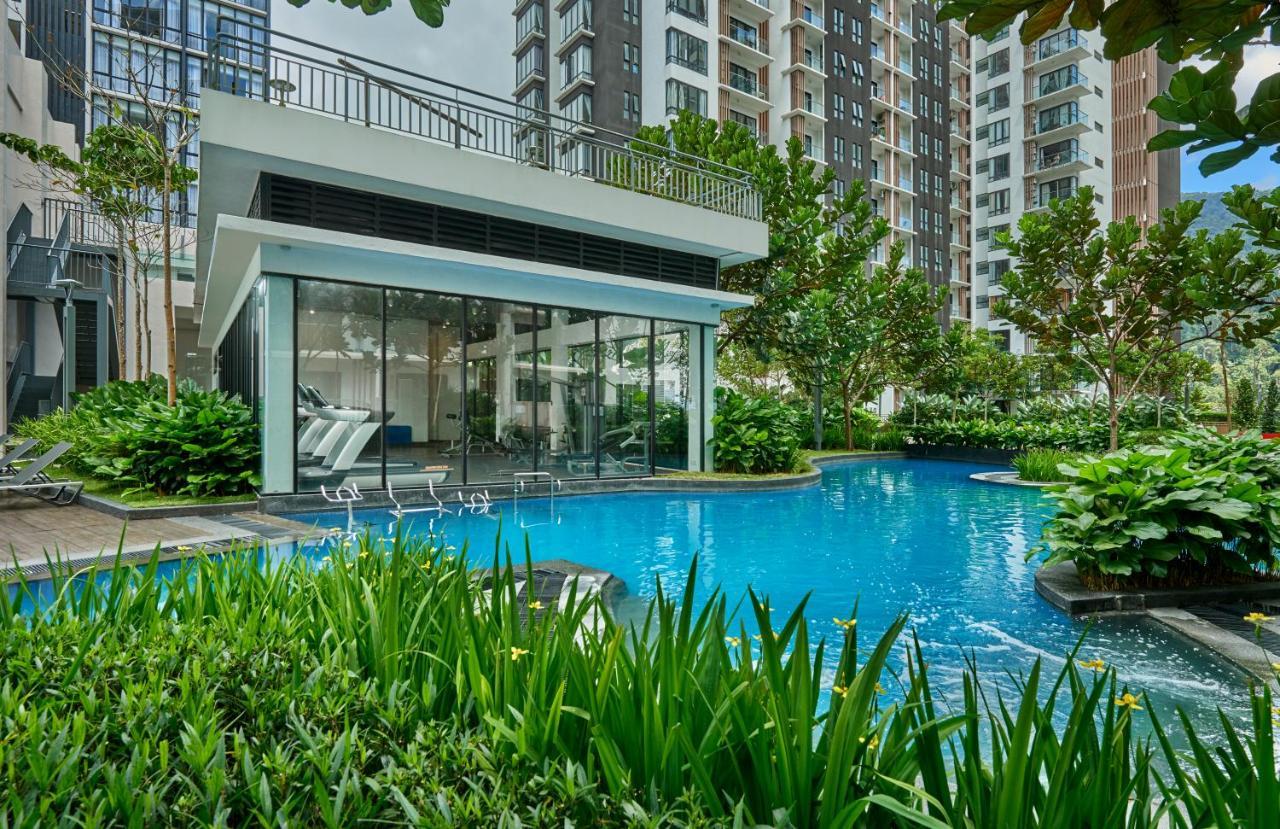 Apartemen 55 m² dengan 1 kamar tidur dan 1 kamar mandi pribadi di Gohtong Jaya Dataran Tinggi Genting Bagian luar foto